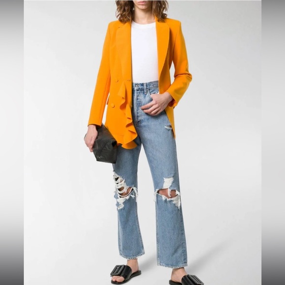 AGOLDE Distressed Mom Jeans Blue Size 26 - Picture 2 of 6